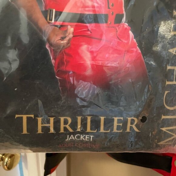 Michael Jackson MJ Charades THRILLER Jacket Red and Black Mens Medium - Picture 13 of 16